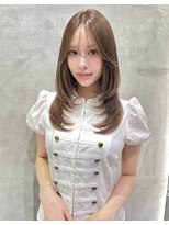 ロンドネートゥル 新潟(Lond naitre) トレンドレイヤーカット/柔らかブラウンカラー