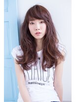 ヘアーアンドファッションシオミエイチ (hair＆fashion shiomi H) [shiomi H]ニュアンスロング×ミルクチョコレートカラー