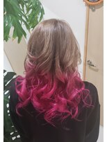 髪こうぼう&nbsp;ミルキーベージュ+ピンク