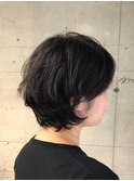 ニュアンスエアショート_ワンサイドショートブランジュ