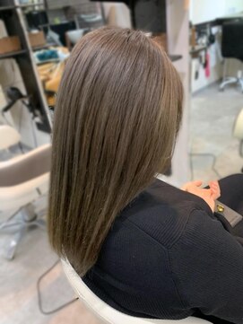 24 岸和田店 透明感たっぷり♪やわらかツヤカラー