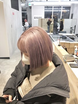 エイト ヘアサロン 渋谷本店(EIGHT) パールピンク_新田 廉_0154