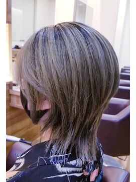 ブレス バイ ファースト 大和吉岡店(Breath by first) NEOマッシュウルフ×ハイグレージュ【stylist西條】