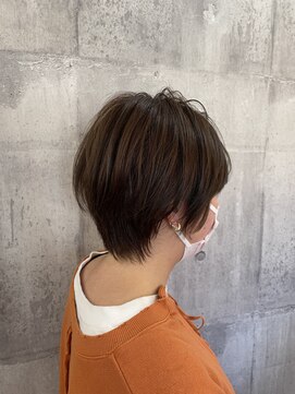 アムレヘアー(amule hair) 【amule hair】えり足スッキリ×顔まわりふんわりショート