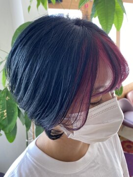 エス ハート オブ ヘアー 名東店(Heart of HAIR) 【ES 佐藤】 Summer Style #18 ピンクフェイスフレーミング