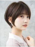 前髪あり大人ショートボブ20代30代40代【AIN.表参道】川原大地