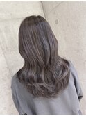 暗髪 ラベンダーグレージュ おおたかの森