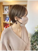 @thisiskaito表参道原宿/ショートヘア/ショートボブ/グレージュ