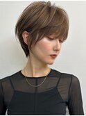 30代/40代/50代・絶壁解消・小顔前下がりショートボブ【倉田】