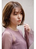 【湯田】前髪ありくびれボブ