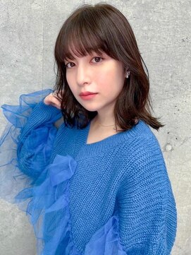 オーブ ヘアー シャノン 都城店(AUBE HAIR shanon) 20代・30代_ワイドバングロブ
