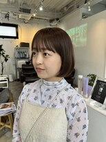 ロカ 表参道(loka)&nbsp;ミニボブ[表参道/髪質改善/ハイライト/インナーカラー]