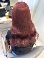 ユーフォリア 渋谷グランデ(Euphoria SHIBUYA GRANDE)&nbsp;ブリーチなしWカラーで高発色レッド♪