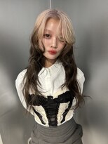 ペレ 梅田(PELE)&nbsp;前髪/アンブレラカラー/こなれミディ/イメチェン/ウェーブパーマ