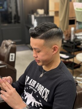 クフィア メンズヘアー カンポ 難波店(CUFFIA MEN'S HAIR CAMPO) ツイストローフェードスペインカールニュアンスパーマ韓国パーマ
