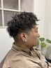 【FLORAダメージレス処理Service】スパイラルパーマ＋メンズカット