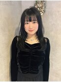 可愛くなりすぎない大人顔まわりレイヤーカット