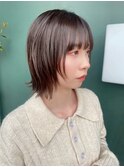 軽めボブ/透け感ヘア/ナチュラル