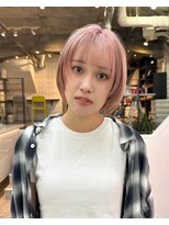 マーケット(MARKET)&nbsp;ペールピンク×レイヤーボブ