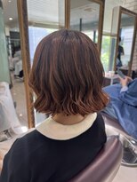 アメリ バイ アピッシュ(Amelie by apish)&nbsp;ボブパーマ/コテ巻き風パーマ/20代/ショート