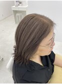 白髪ぼかしカラー白髪ぼかしハイライト大人ショート30、40、50代