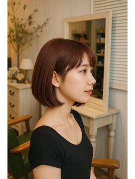 シュシュ(Chou Chou) 上品にまとまるツヤ感ショートボブ