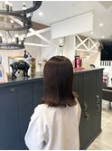 外はねアッシュベージュカラー