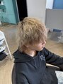 メンズサロン アヴァンス 尼崎(men's salon AVANCE.) ハイトーンカラーも得意です!そこからパーマも可能です◎