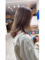 オリビアヘアー(OLIVIA HAIR) ・透明感重視のミルクティーグレージュ