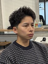 バタクラン(BATACLAN) スパイキーショート#メンズ#カット#フェード#眉毛#パーマ#理容室