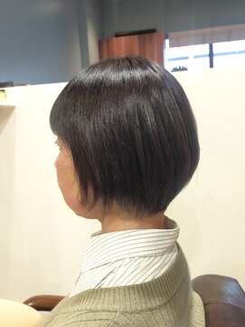 ヘアー グリーン(hair green) 40代50代60代/ショートボブ/大人ショート/黒髪ストレート