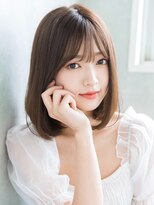 エスドットブルーム 梅田店(S.BROOM) ナチュラルボブ/フェミニン/グレージュカラー