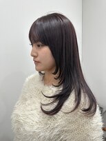 サラ 山口店(SARA)&nbsp;艶髪韓国レイヤー×チェリーブラウン