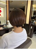 丸みショートボブ