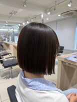 アッシュ 高幡不動店(Ash)&nbsp;切りっぱなしボブミニボブタッセルボブぱっつん前髪韓国風