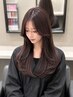 【未傷×補修】韓国風カット+ケアカラー+トリートメント¥17600→¥14300