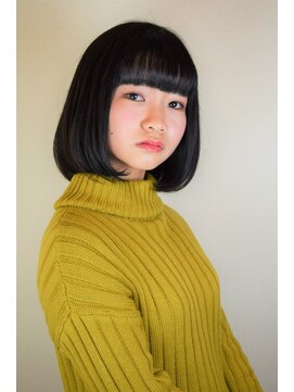 マテリアル(Material) {阪急六甲 Material} アイスブルー×クールボブ