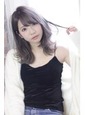 【viewt hair】 透明感 × ホワイトベージュ 福山市