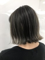 アムレヘアー(amule hair) 【amule hair】柔らかバレイヤージュクールグレージュ