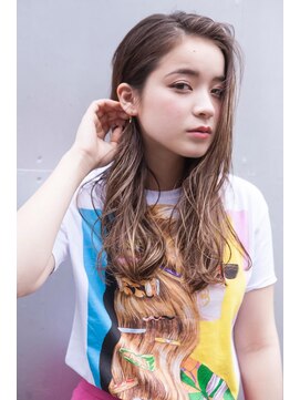 レニーバイエース(LANY by ACE) 【LANY 横浜】色素薄めマロンベージュ×ゆるふわ波ウェーブ