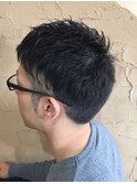 【2ブロック×メンズショート】