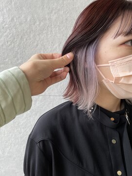 ニュウニュウ(NIU NIU) インナーホワイトピンクカラー