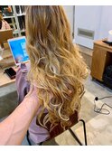 ハイトーンエクステ/ハイライト/上野/御徒町/秋葉原/湯島/巻き髪