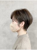 耳かけショート☆#小田急相模原#髪質改善#白髪ぼかし#縮毛矯正