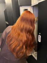 ゲーム 原宿店(GAME)&nbsp;ブリーチインナーカラーイエローカラー前髪カットトリートメント