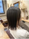明るめベージュイヤリングカラー