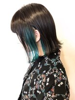 ランプ ヘアー(lamp hair)&nbsp;【lamp斉藤】インナー×グリーン