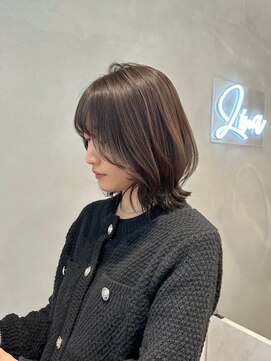 ジーナ  札幌大通(Zina) 美髪＊切りっぱなしボブ＊くびれヘア＊髪質改善＊Zina札幌大通