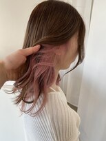 コト 福井大和田店(coto)&nbsp;ホワイトピンク　ハイトーンカラー　福井美容室