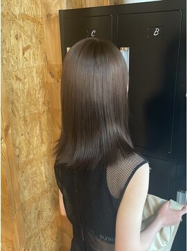 アフターニュース 新潟(afternews) ブリーチなし/ナチュラルブラウン/髪質改善/新潟